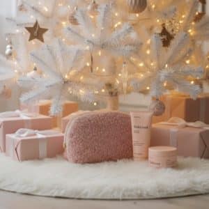 kerst roze japandi