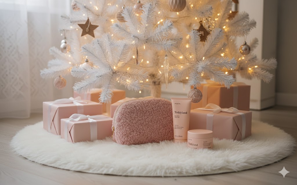 kerst roze japandi