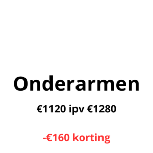 Laserontharing Onderarmen – 7+1 GRATIS