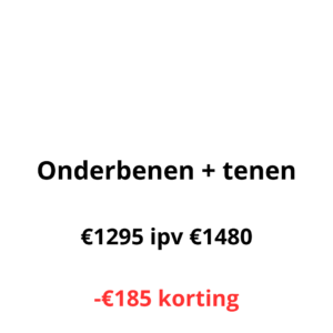 Laserontharing Onderbenen + Tenen – 7+1 GRATIS