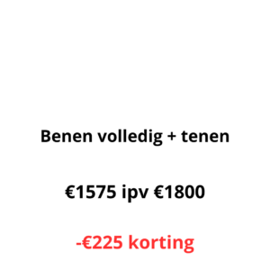 Laserontharing Benen Volledig + Tenen – 7+1 GRATIS