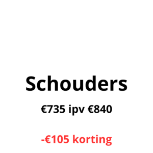 Laserontharing Schouders – 7+1 GRATIS