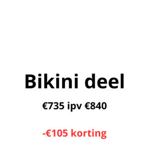 Laserontharing Bikini Deel – 7+1 GRATIS